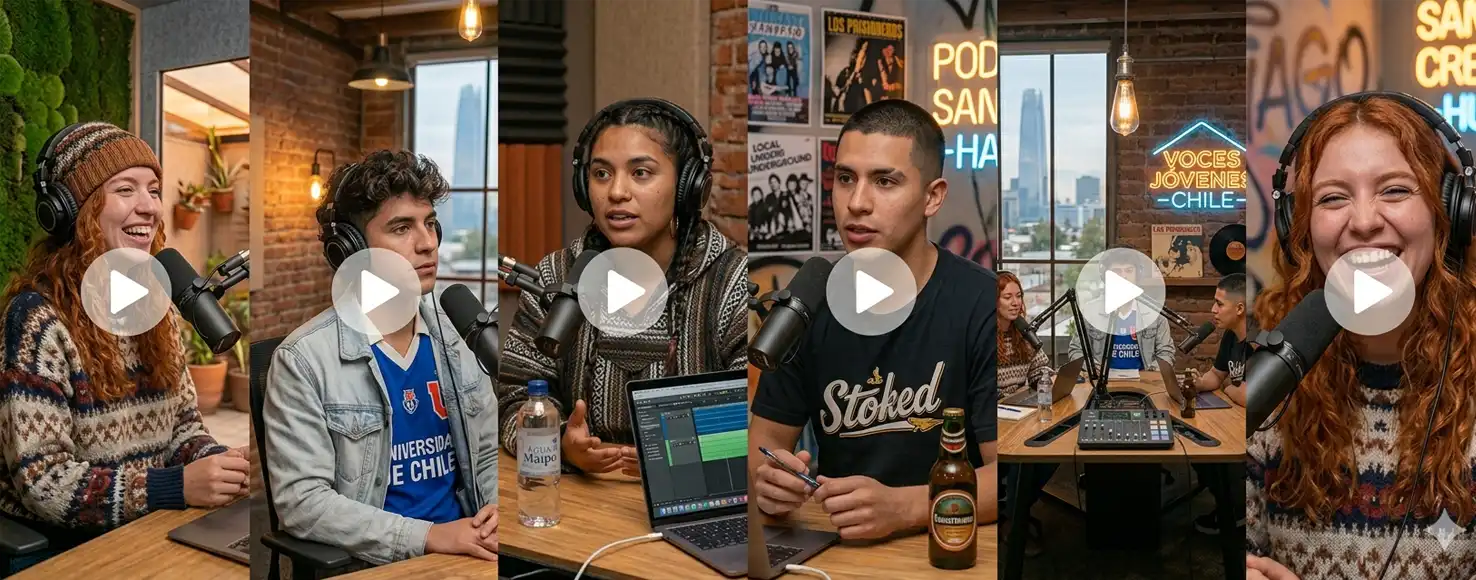 producción de podcast en Chile